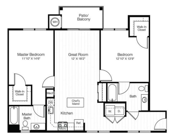 2 bedroom apartments with patio/balcony allure mineola NY