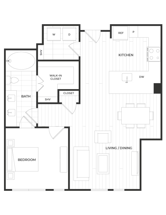 a black and white floor plan of a house