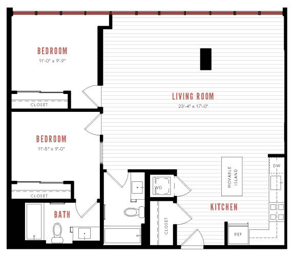 blueprint of a floor plan of a house