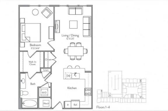 the second and third floors of a house plan with bedrooms floor plan  apartments