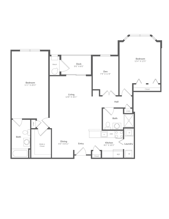 the floor plan of the residence