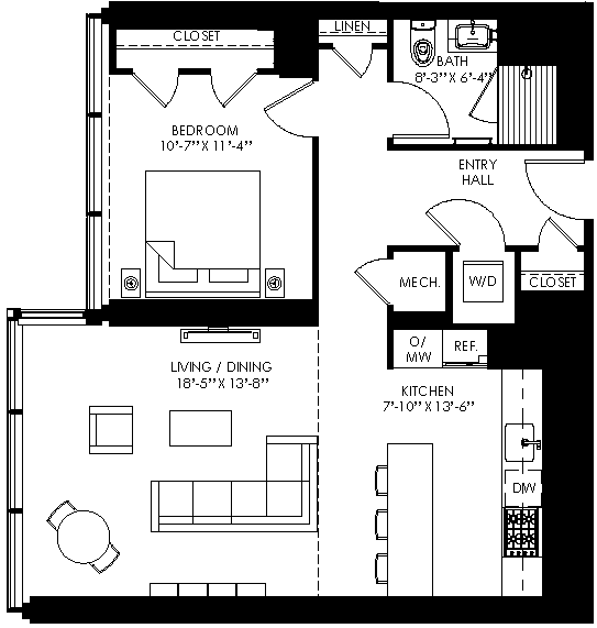 floor plan of the first floor and the floorplan of the second floor
