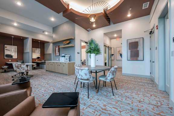 Coworking amenity at The Crossing at Palm Aire