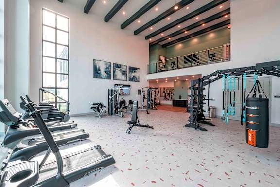 Fitness center at The Crossing at Palm Aire