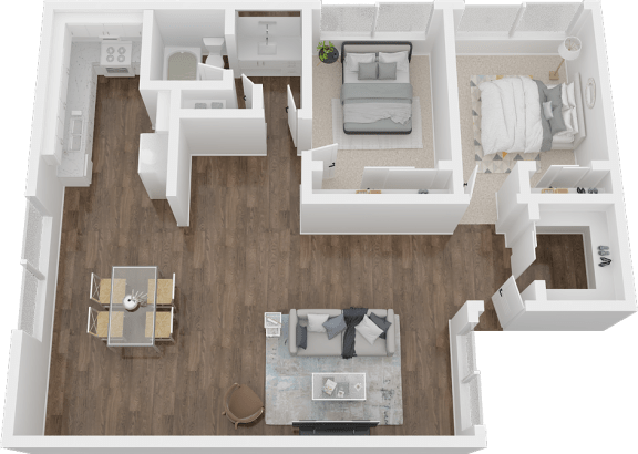 Stunning Two Bedroom Floor Plan at 2120 Valerga in Belmont, 94002