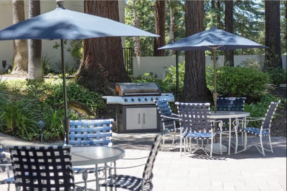 BBQ Grill Area at Castlewood Apartments in Walnut Creek, CA