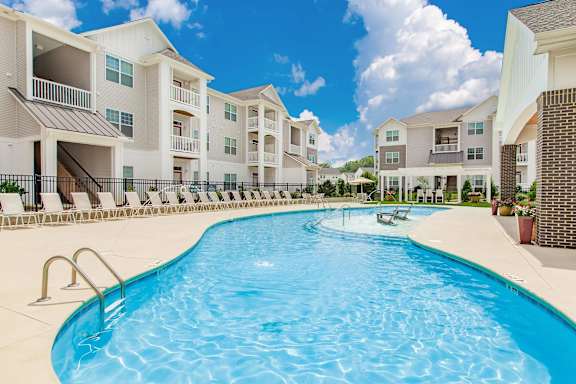 Shimmering Pool at Concord Ridge Apartments, Concord, 28027