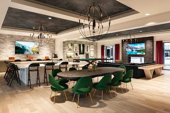 Community Clubhouse at 198 Milltown Apartments, North Carolina, 27215