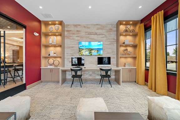 Modern Business Center at 198 Milltown Apartments, North Carolina