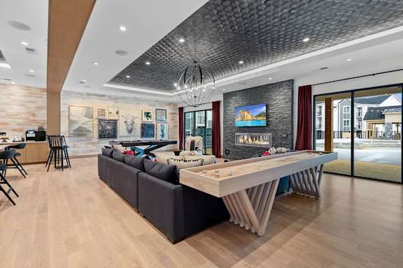 Community Room at 198 Milltown Apartments, North Carolina, 27215
