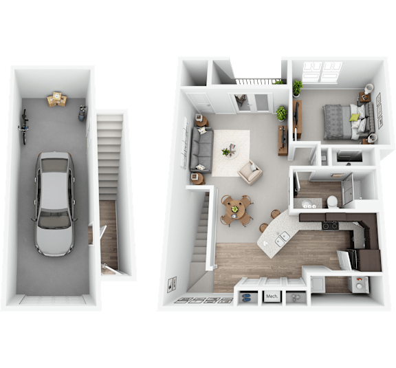 A4G- The Highland + Garage at Retreat at Greystone, Birmingham