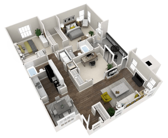Chateau Floor Plan at Inverness Cliffs, Birmingham