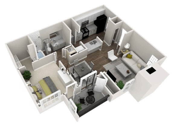 Cottage Floor Plan at Inverness Cliffs, Birmingham