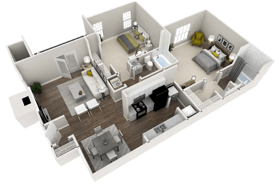 Highlands Floor Plan at Inverness Cliffs, Birmingham, Alabama