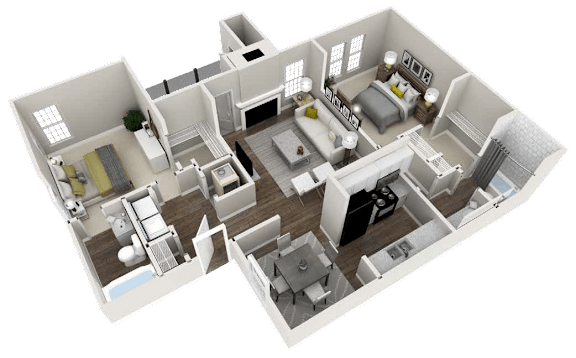 Lodge Floor Plan at Inverness Cliffs, Birmingham, 35242
