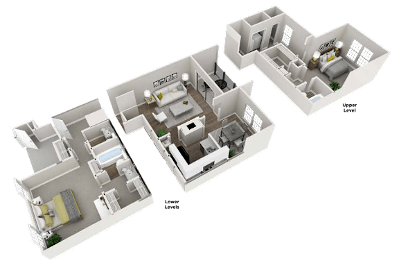 Peak Floor Plan at Inverness Cliffs, Birmingham, AL