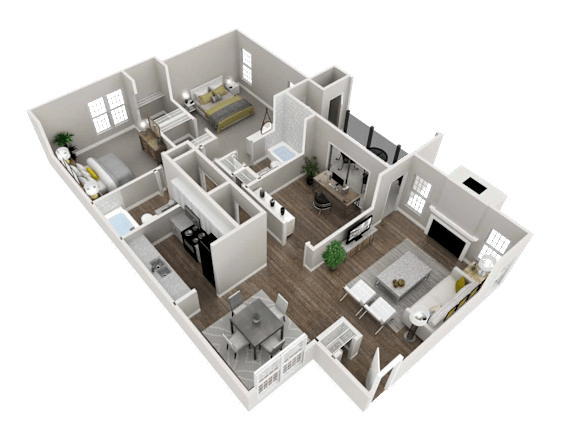 Plateau Floor Plan at Inverness Cliffs, Birmingham, 35242