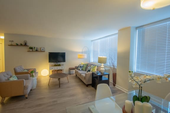 Luxury Vinyl Tile flooring at The Blairs, Silver Spring, MD, 20910