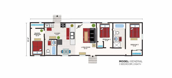 a floor plan of a small house