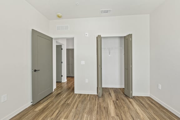 Modern Bedroom with ample closet space  at Azalea, Luxury Tampa Apartments