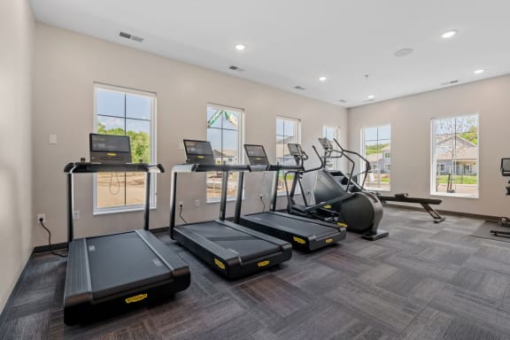 Fitness Center at The Lodge at Overland, Rochester, MN, 55901