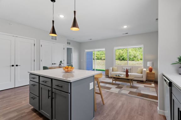 Island Kitchen at The Lodge at Overland, Rochester, Minnesota, 55901
