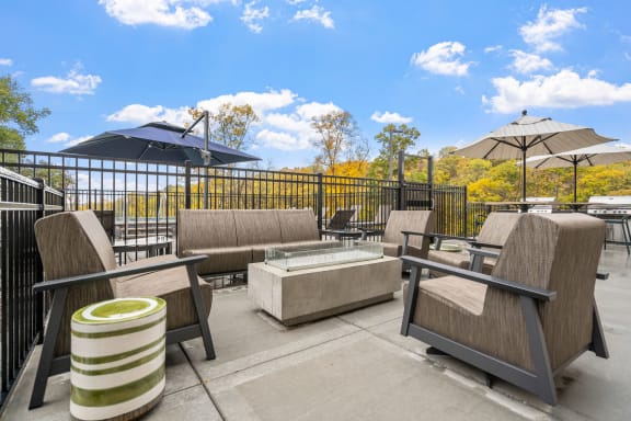 Rooftop Lounge at The Aurilla, Minnesota