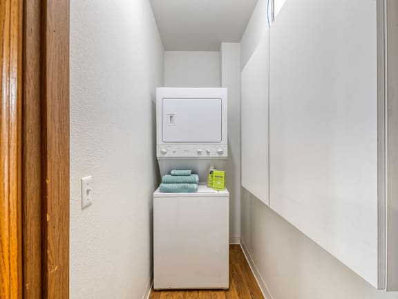 in-suite washer and dryer at Waterchase Apartments, Michigan