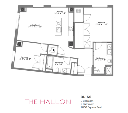 the floor plan of the hall  the hall apartments