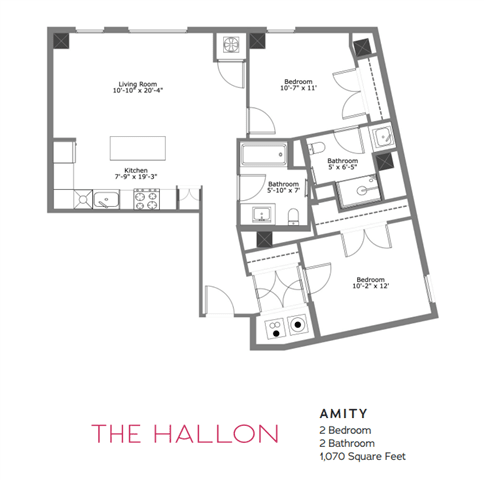 the floor plan of the hall  the hall apartments
