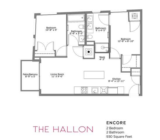 the hall floor plan  the hall apartment residences  woodland park apartments