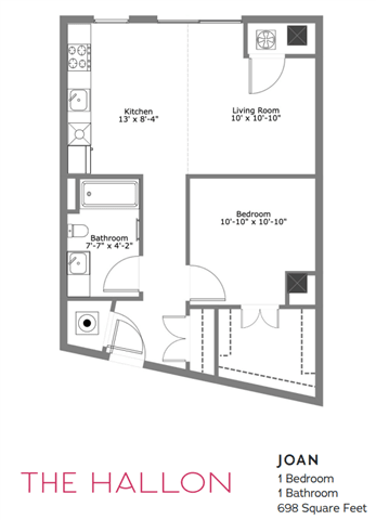 the floor plan apartments