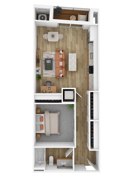 a floor plan of a house with triangles on it