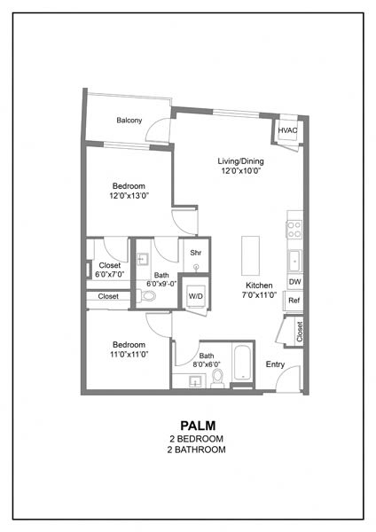 a1 floor plan  studio apartments in rittenhouse commons  the circlet