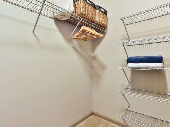 Closet at Residences at The Streets of St. Charles in St. Charles, 63303