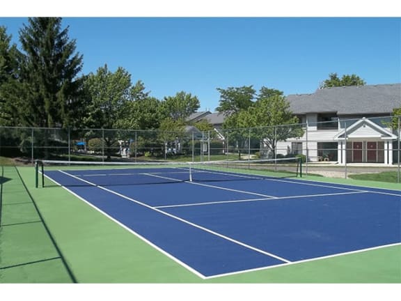 Tennis Court at The Villas at Northstar, Michigan