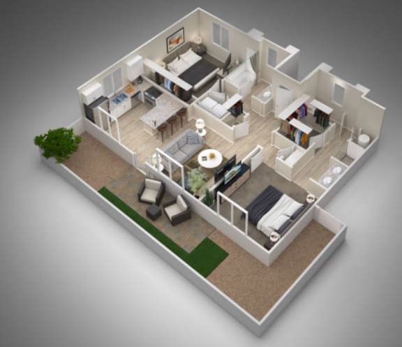2 bed 2 bath at Soleil at Canyon Trails Apartments, Arizona, 85338