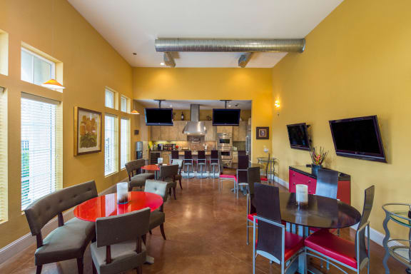 Clubhouse dining at The Millennium Towne Center Apartments, Louisiana 70806