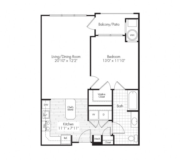 1A Floor Plan at The Reserve at Riverdale, New Jersey, 07457
