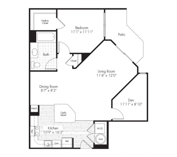 1D Floor Plan at The Reserve at Riverdale, Riverdale, 07457