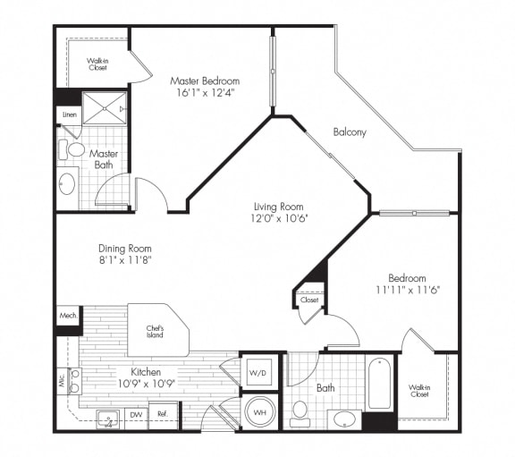 2A Floor Plan at The Reserve at Riverdale, New Jersey, 07457