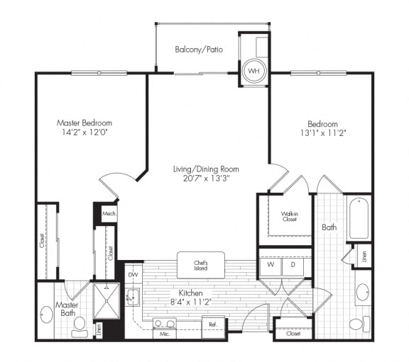 2D Floor Plan at The Reserve at Riverdale, Riverdale, 07457