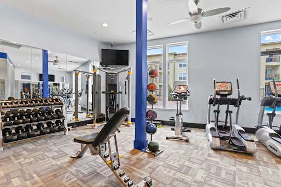 the apartments at masse corner 205 fitness room