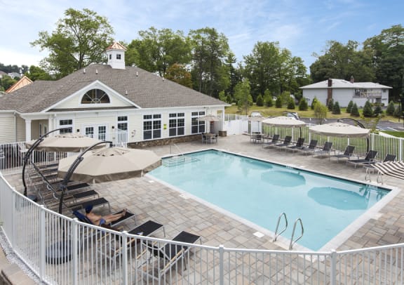 Swimming pool at Hillside Club Apartments, Livingston, 07039