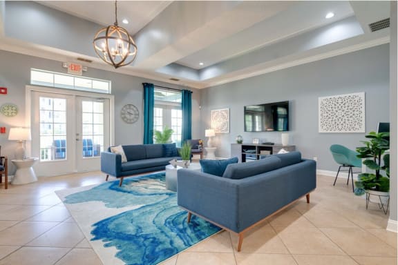 Clubhouse interior at Magnolia Village Apartments, Florida 32207