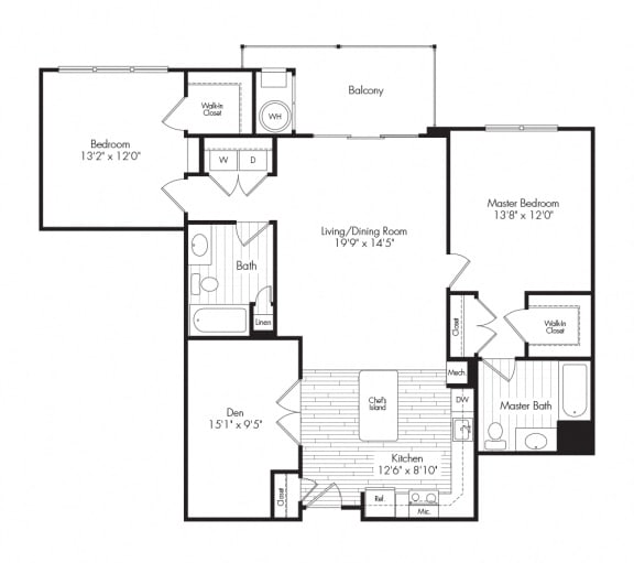 2I Floor Plan at The Reserve at Riverdale, Riverdale, NJ, 07457