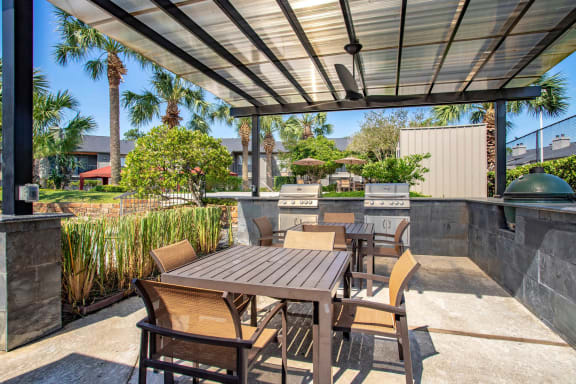 Community Grilling Station at 2400 Briarwest Apartments, Houston, 77077