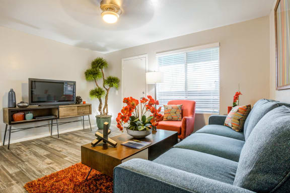 Living Room Interior at Agave Apartments, Arizona, 85704