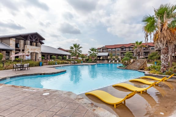 Swimming Pool With Relaxing Sundecks at Legacy Brooks, Texas, 78223
