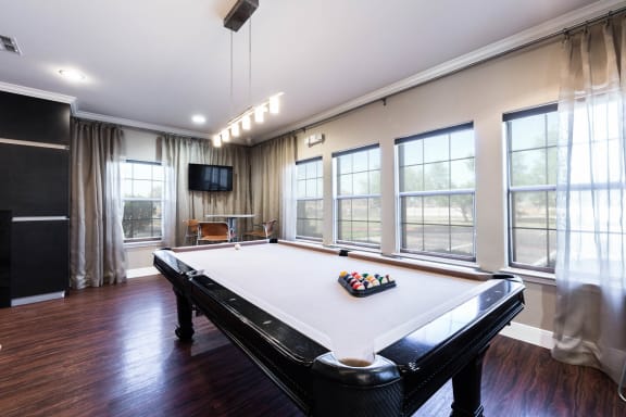 Billiards Table at Pavilions at Northshore Apartment Homes, Portland